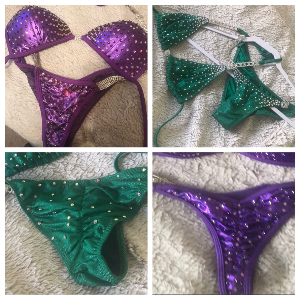 3 Suits- 1 Competition Bikinis & 2 posing suits